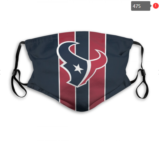 NFL Houston Texans #11 Dust mask with filter->nfl dust mask->Sports Accessory